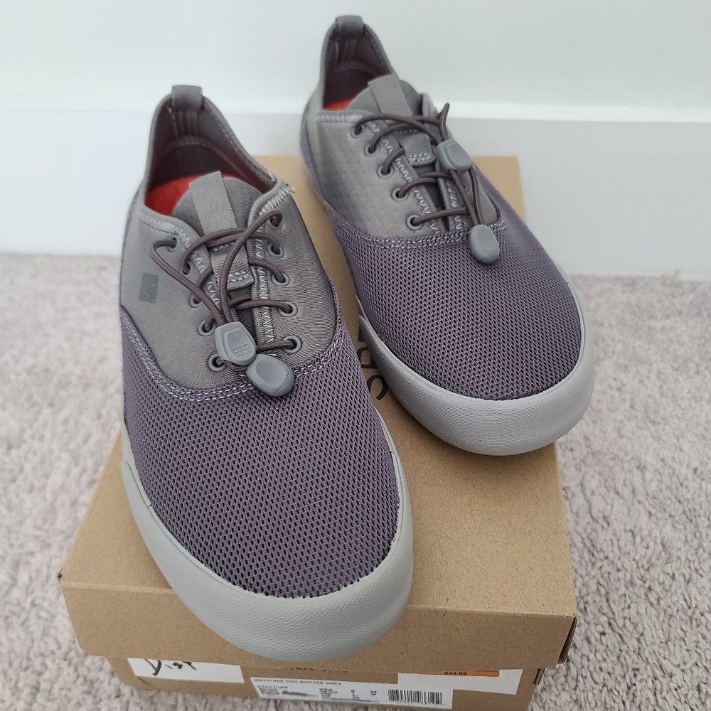 Sperry Maritime H2O Bungee Grey Water Shoes - M Size 8